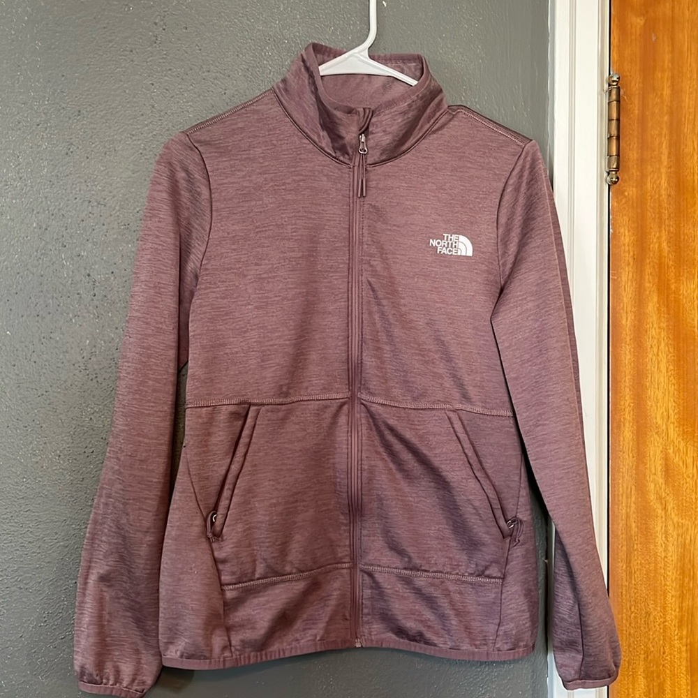 North Face Canyonlands lavender light weight full zip womens size small